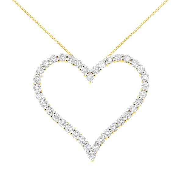 Diamond Classics(tm) 3ctw. Diamond Open Heart Pendant