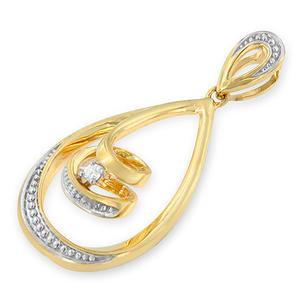Espira 10kt. Gold Diamond Accent Fashion Necklace alternate view