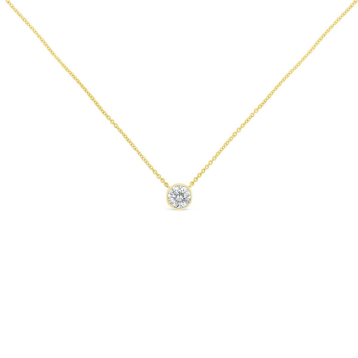 Haus Of Brilliance 10kt. Gold 1/3ctw. Diamond Solitaire Pendant