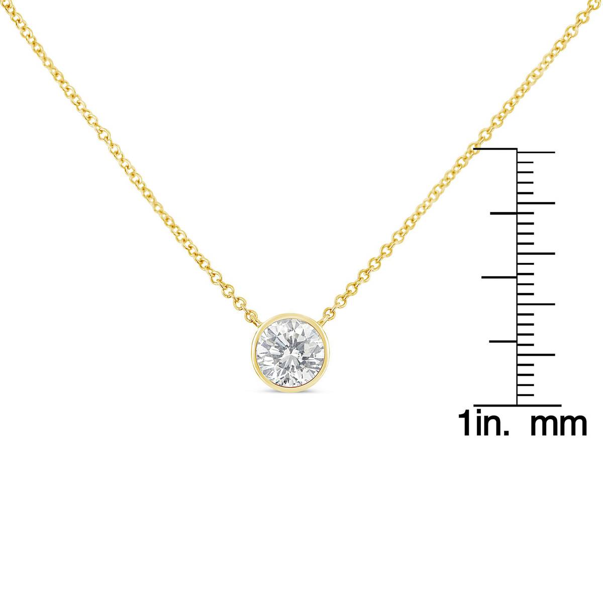 Haus Of Brilliance 10kt. Gold 1/3ctw. Diamond Solitaire Pendant