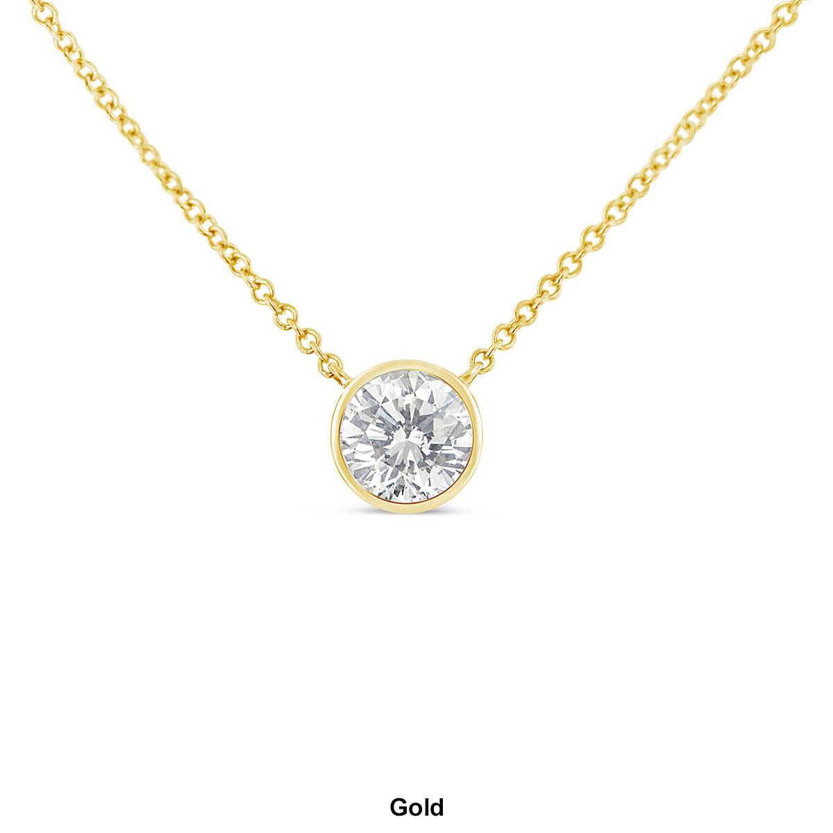 Haus Of Brilliance 10kt. Gold 1/3ctw. Diamond Solitaire Pendant