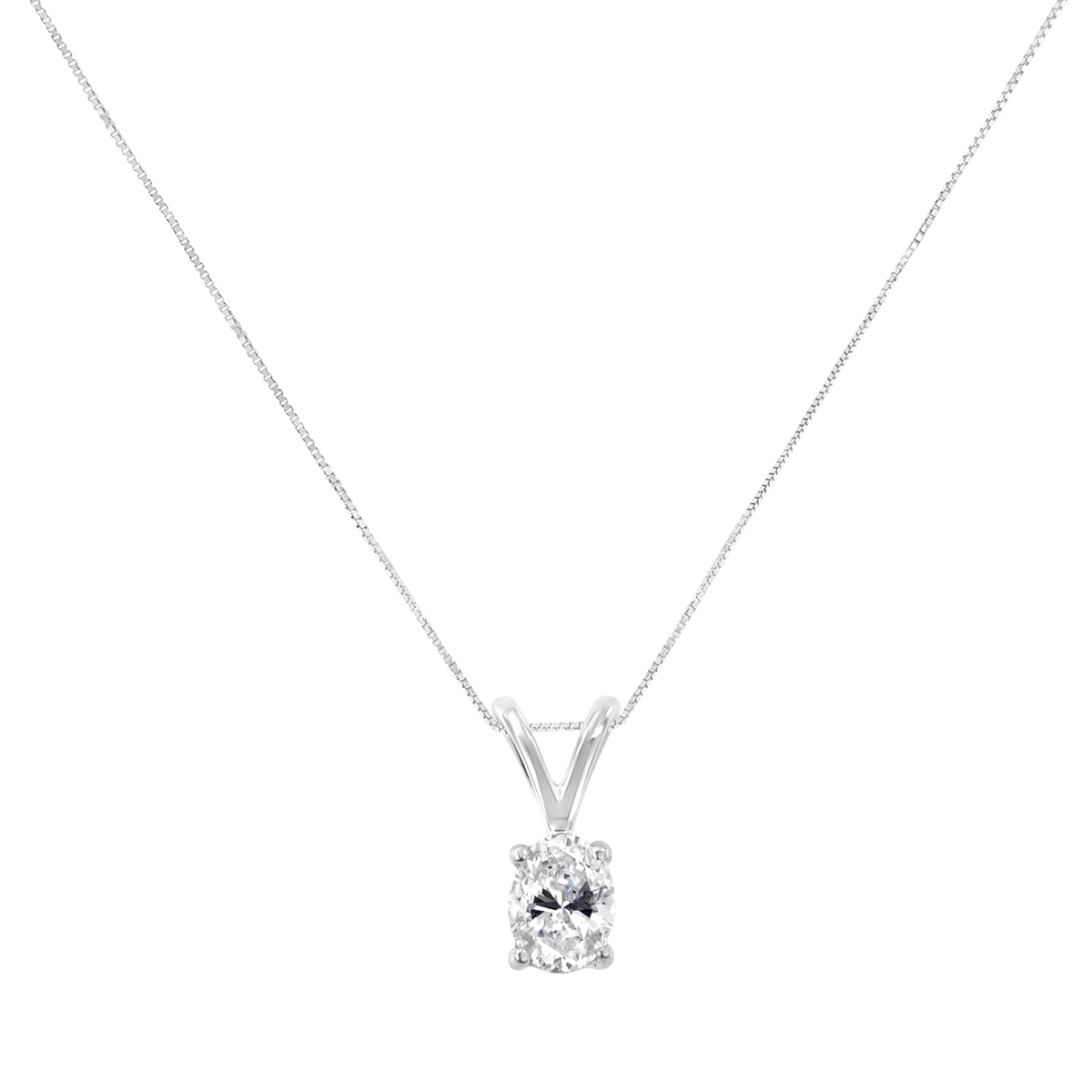 Diamond Classics(tm) 10kt. White Gold 1/5ctw. Diamond Pendant