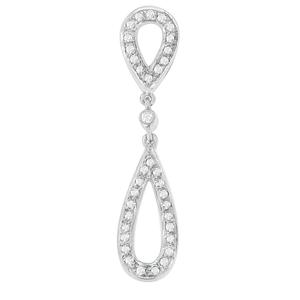 Diamond Classics(tm) Diamond Double Tear Drop Necklace alternate view