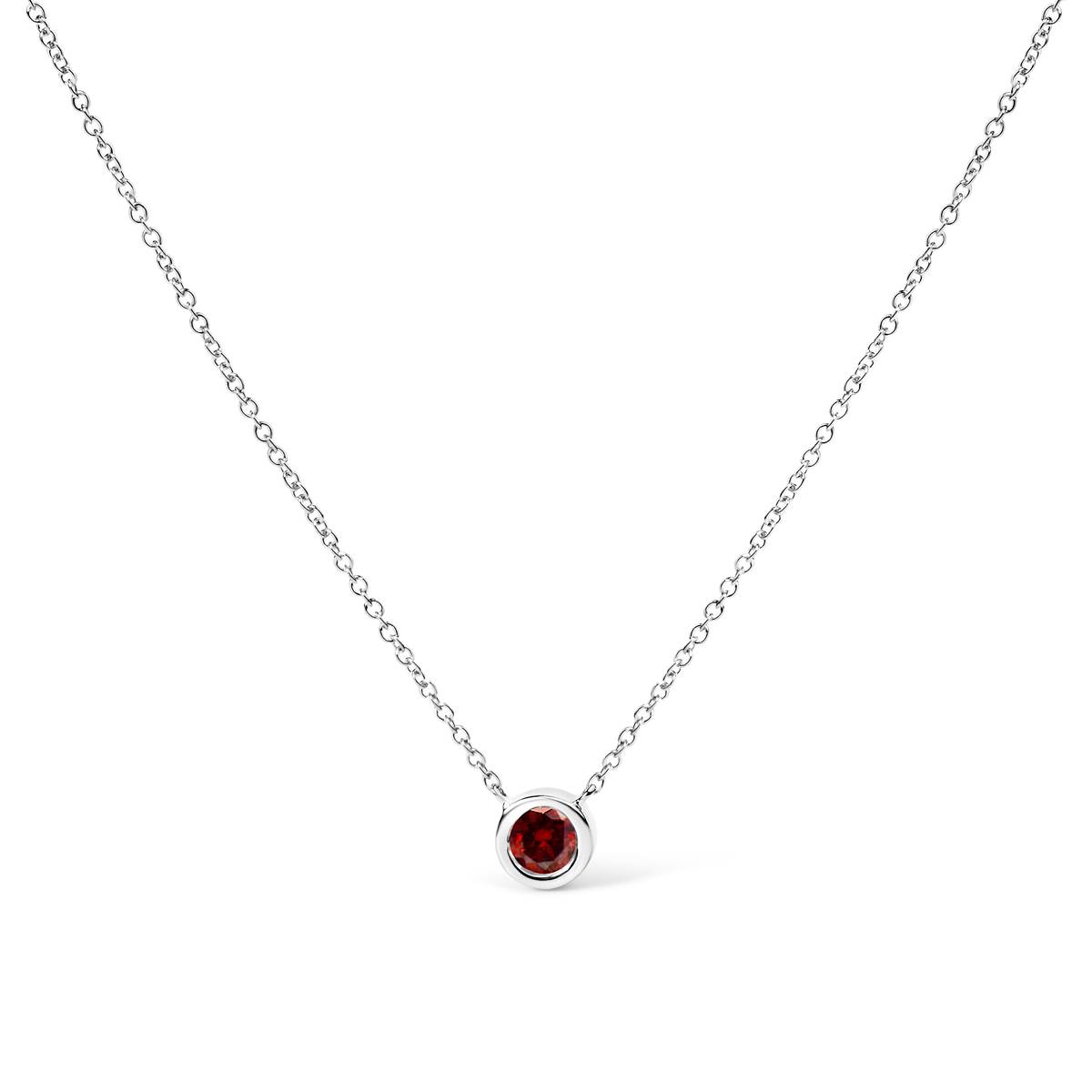 Haus Of Brilliance 1/2ctw. Red Lab Grown Diamond Pendant Necklace