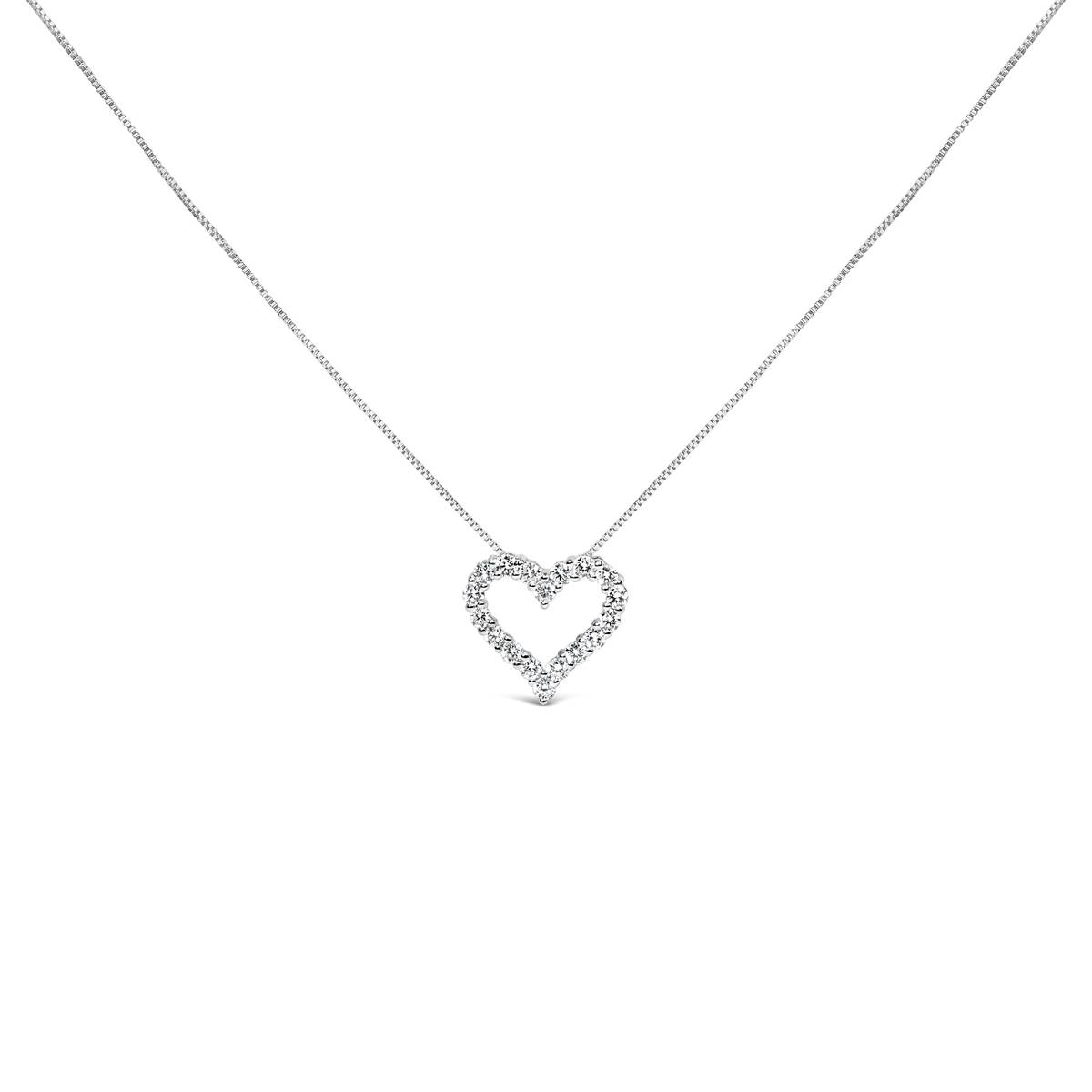 Haus Of Brilliance 1ctw. Lab Grown Diamond Heart Pendant