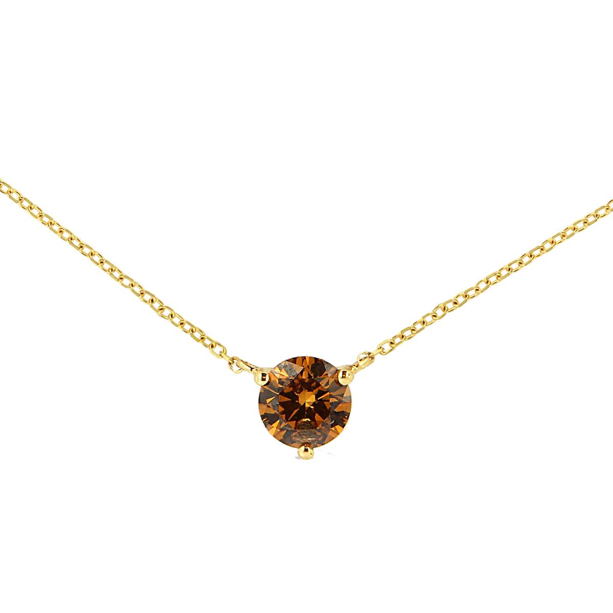 Haus Of Brilliance 1/2ctw. Yellow Lab Grown Diamond Pendant