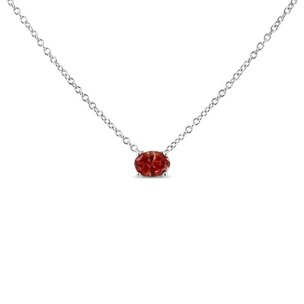 Haus of Brilliance 3/8ctw. Red Lab Grown Diamond Pendant