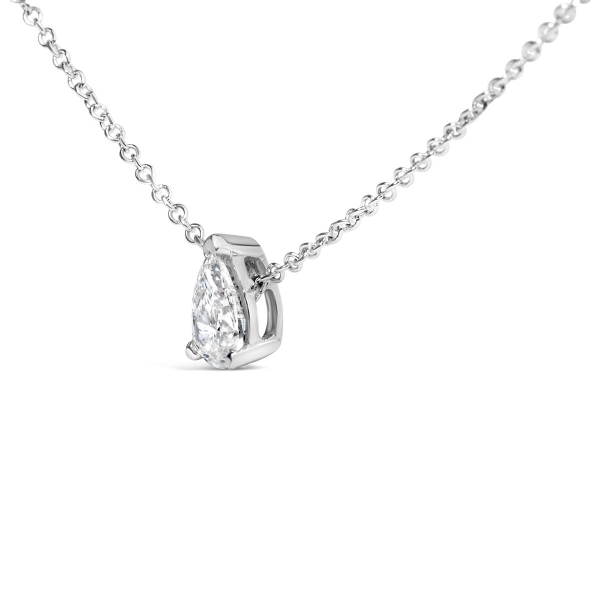 Haus Of Brilliance 14kt. White Gold Lab Grown Diamond Pendant