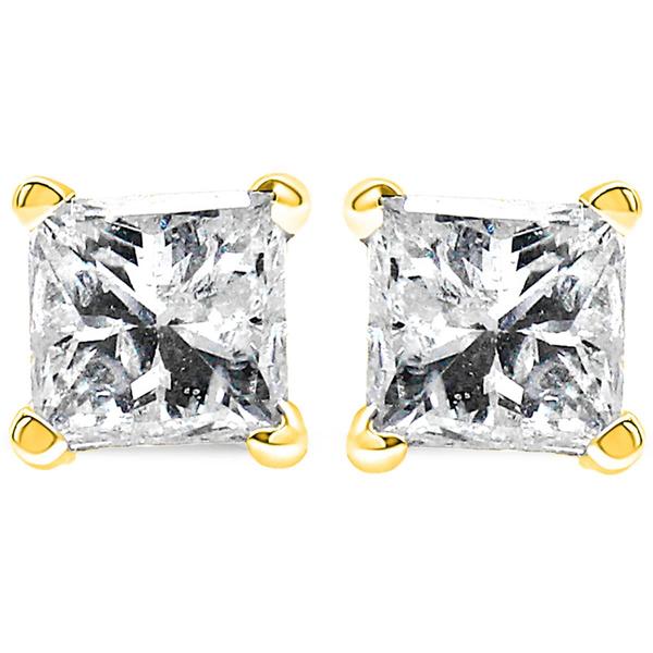 Haus of Brilliance 14kt. Gold 1/2ctw. Diamond Stud Earrings alternate view