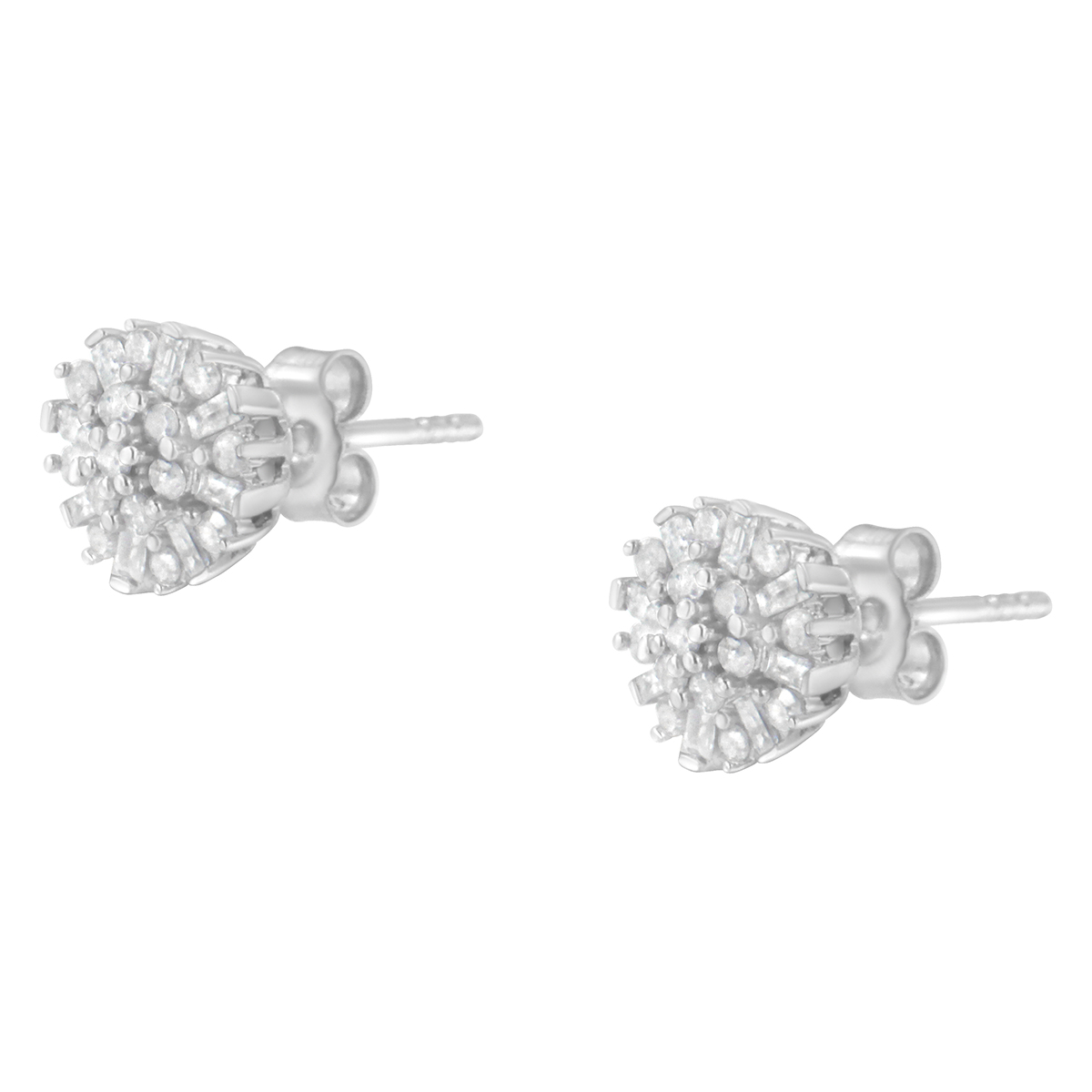 Diamond Classics(tm) 1/2ctw. Diamond Sunburst Stud Earrings