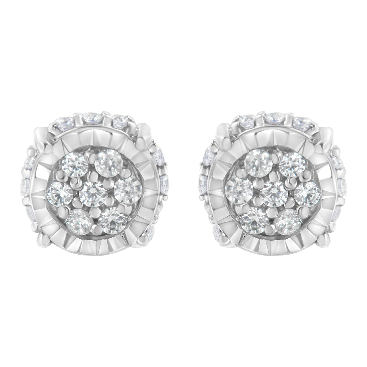 Diamond Classics(tm) 1/3ctw. Diamond Floral Stud Earrings