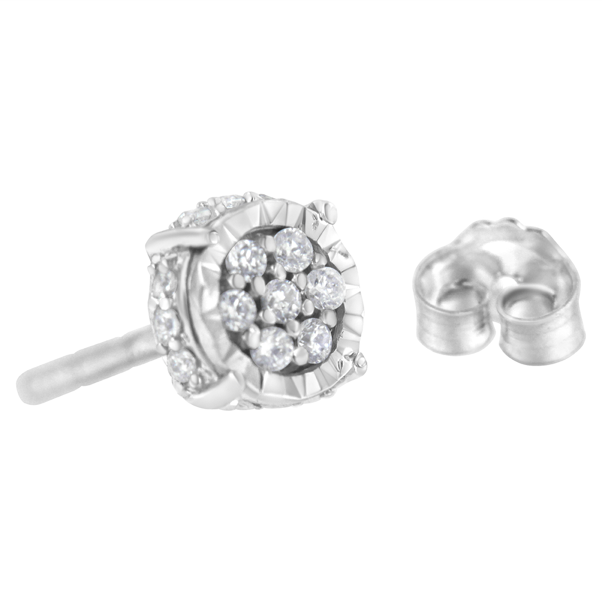 Diamond Classics(tm) 1/3ctw. Diamond Floral Stud Earrings