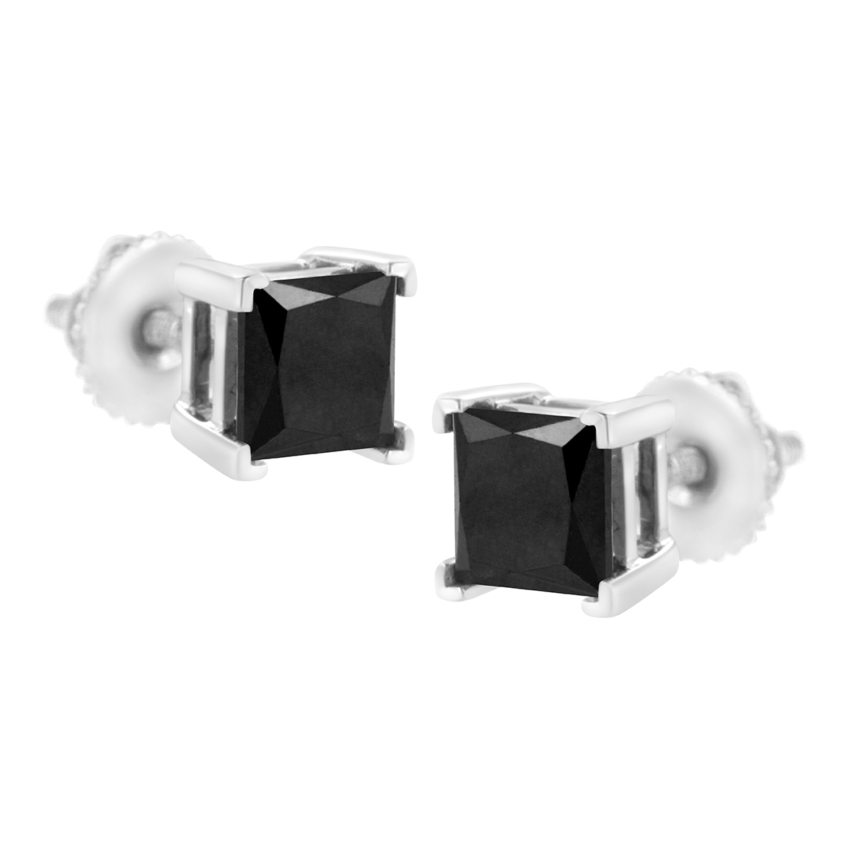 Radiant Rainbow(tm) Sterling Silver Screw-Back Stud Earrings