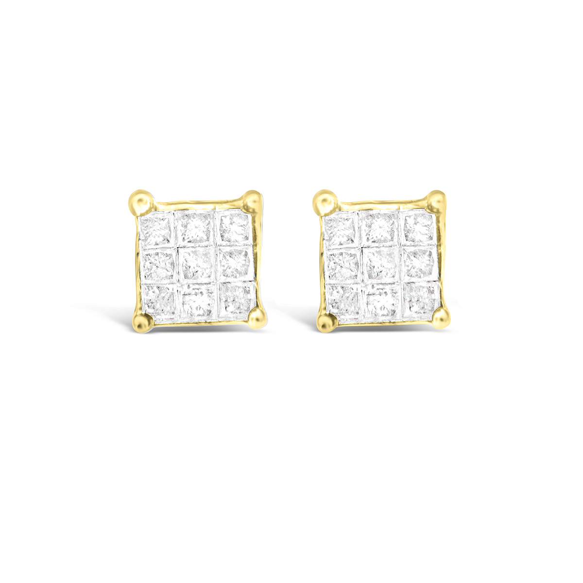 Diamond Classics(tm) 10kt. Yellow Gold 1/4ctw. Stud Earrings