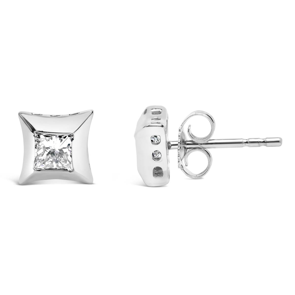 Haus Of Brilliance 10kt. White Gold 1/2ctw. Diamond Stud Earrings