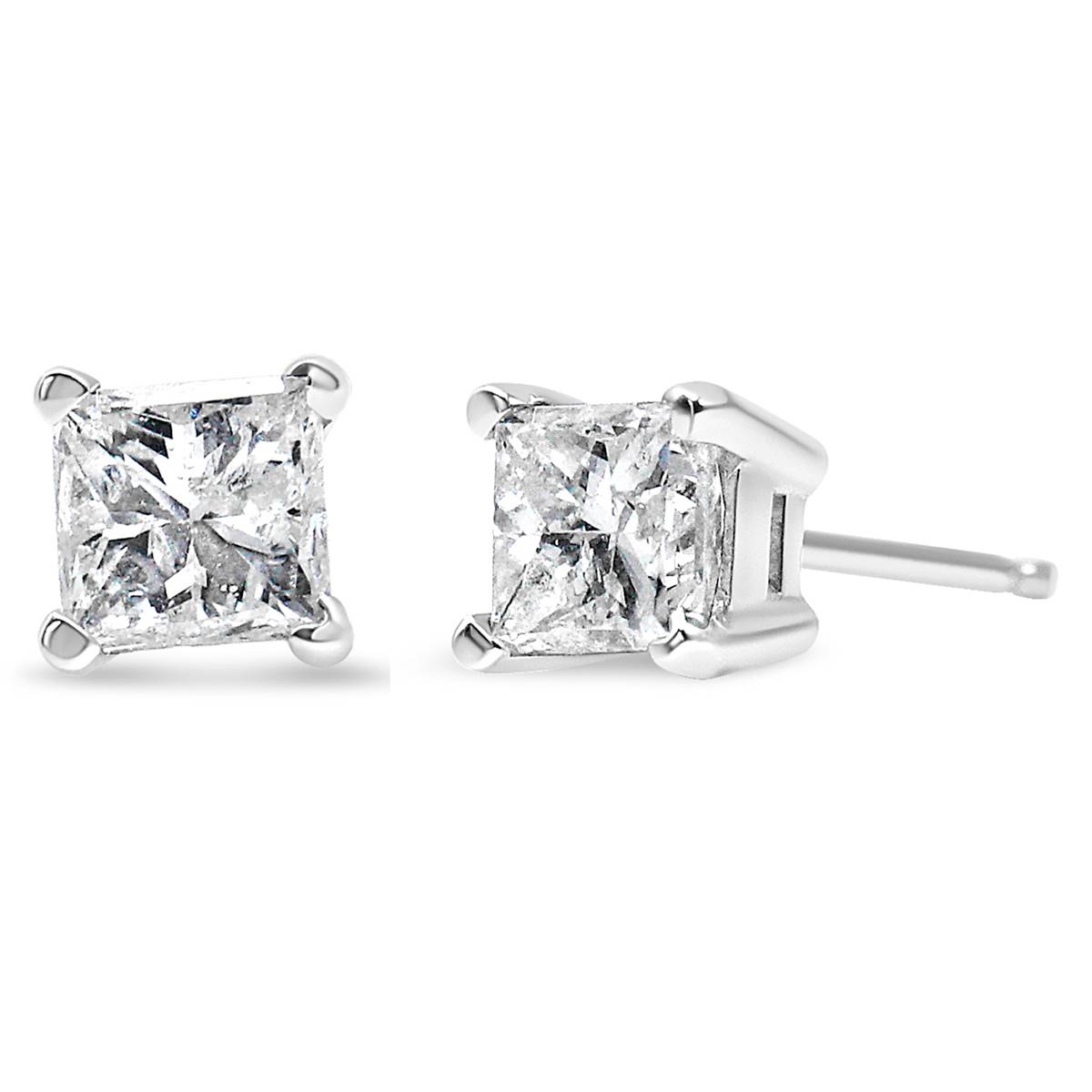 Haus Of Brilliance 14kt. White Gold 1/5ctw. Diamond Stud Earrings