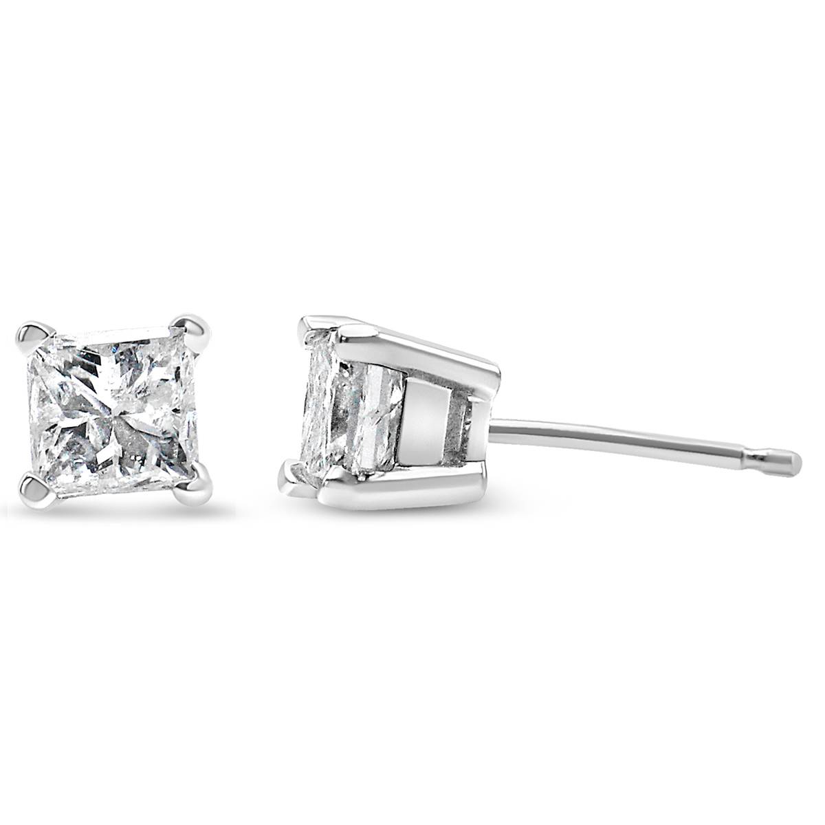 Haus Of Brilliance 14kt. White Gold 1/5ctw. Diamond Stud Earrings