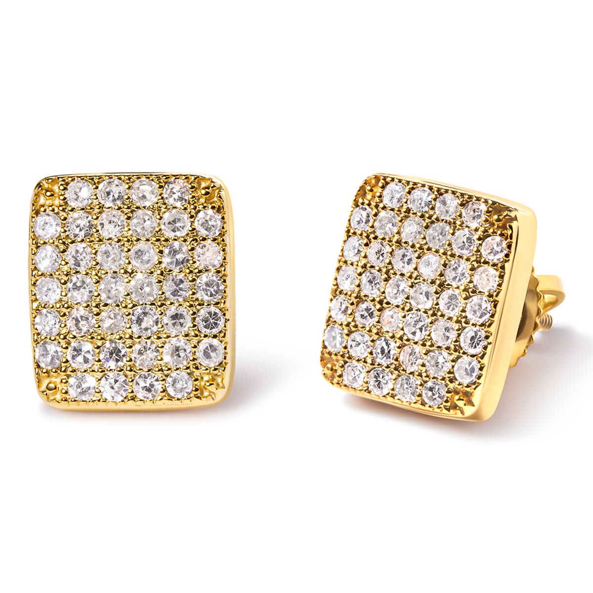 Haus Of Brilliance 14kt. Gold 1/2ctw. Diamond Cluster Earrings