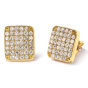Haus of Brilliance 14kt. Gold 1/2ctw. Diamond Cluster Earrings
