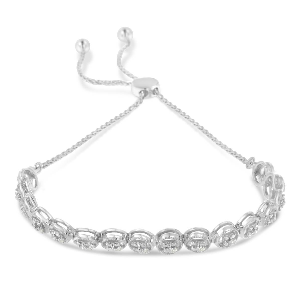 Diamond Classics(tm) 1/10ctw. Diamond Bolo Bracelet