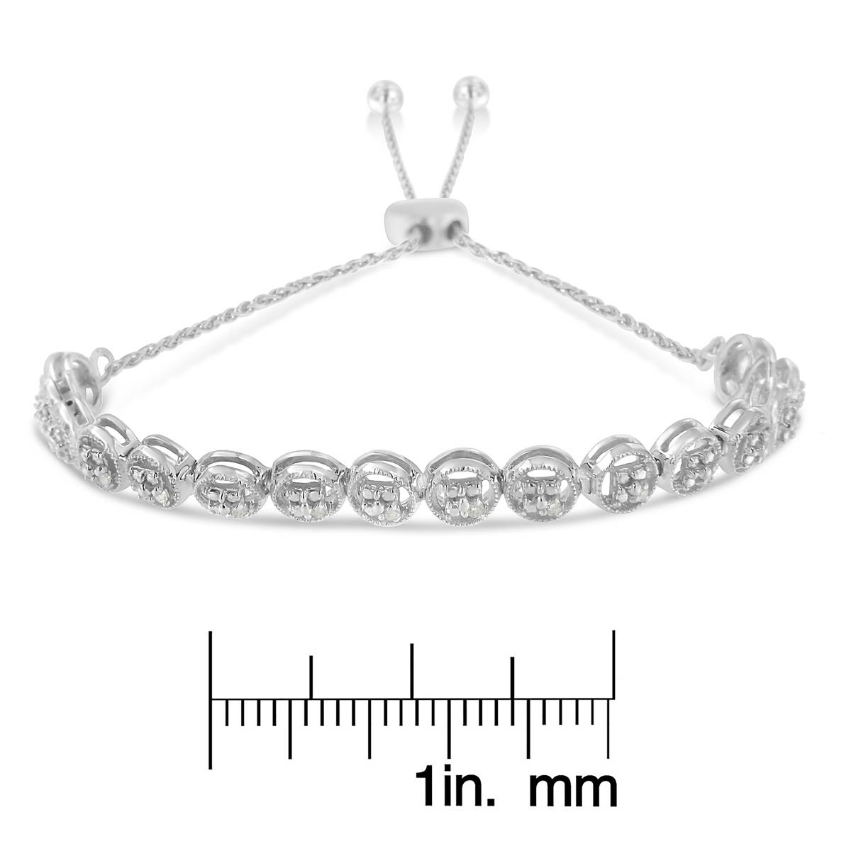 Diamond Classics(tm) 1/10ctw. Diamond Bolo Bracelet