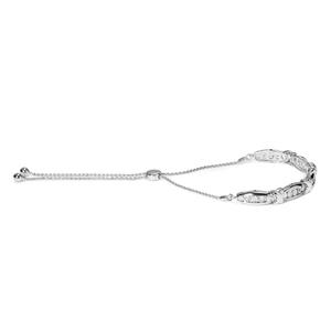 Haus of Brilliance Sterling Silver 1/10ctw. Diamond X Bracelet alternate view