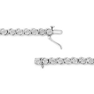 Haus of Brilliance Sterling Silver 1/4ctw. Tennis Bracelet alternate view