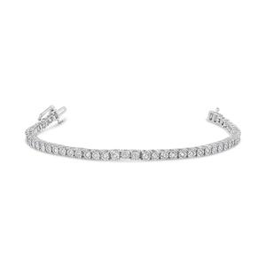 Haus of Brilliance Sterling Silver Diamond Tennis Bracelet alternate view