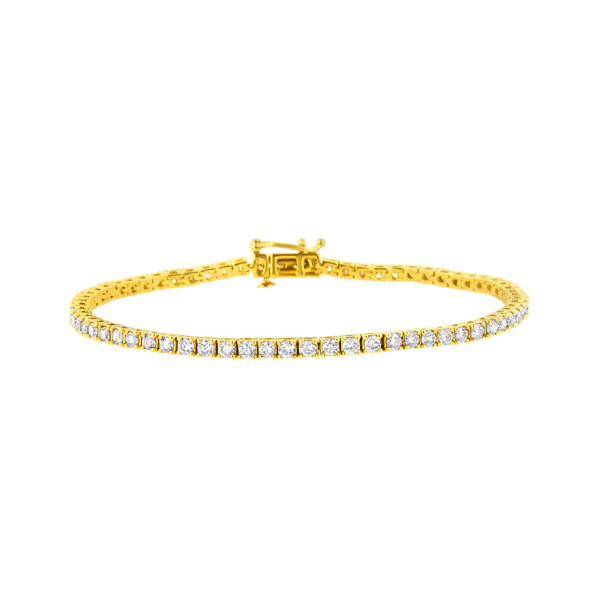 Haus Of Brilliance 14kt. Yellow Gold Diamond Bracelet