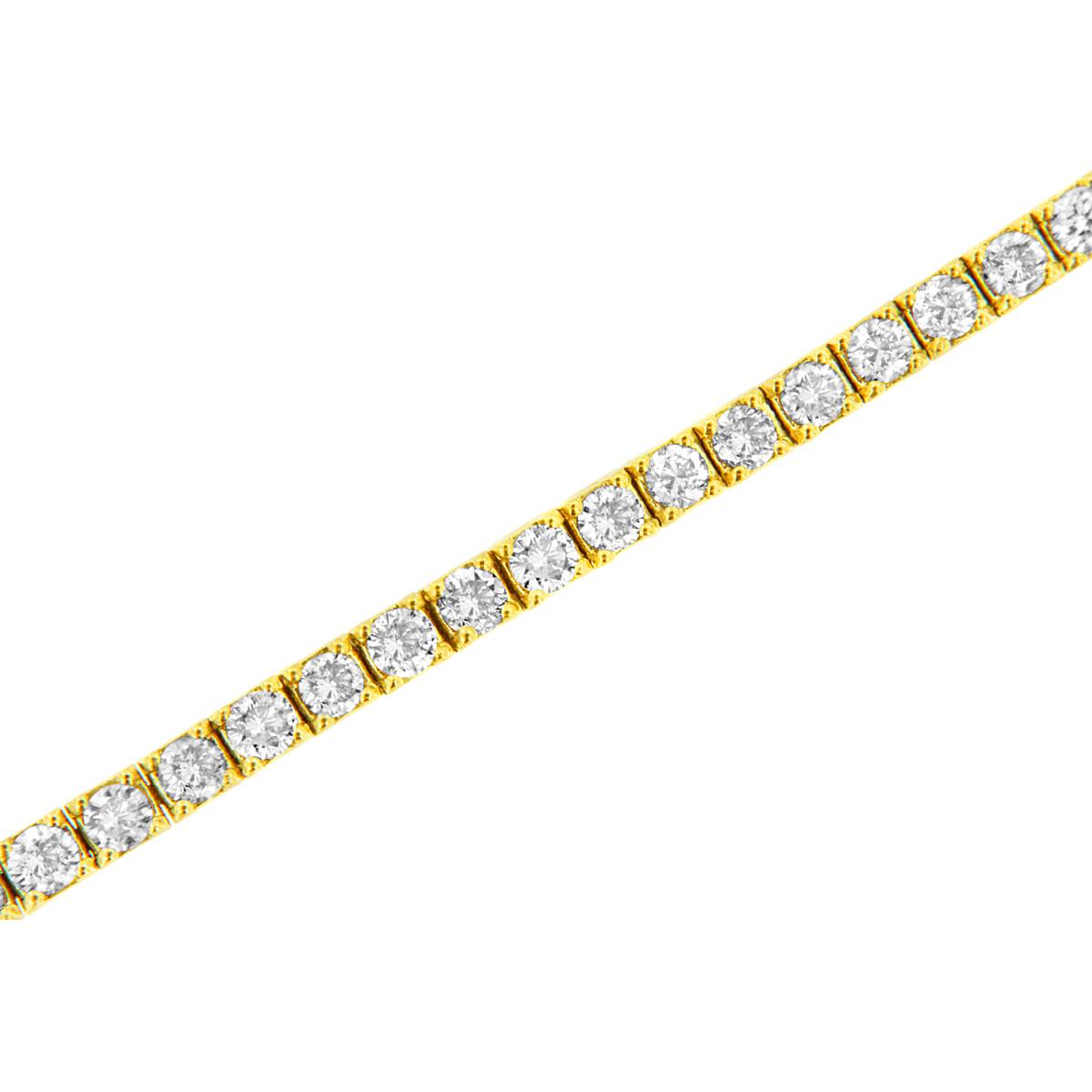 Haus Of Brilliance 14kt. Yellow Gold Diamond Bracelet