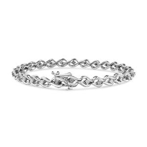 Haus of Brilliance 1/10ctw. Diamond Links of Flame Bracelet alternate view