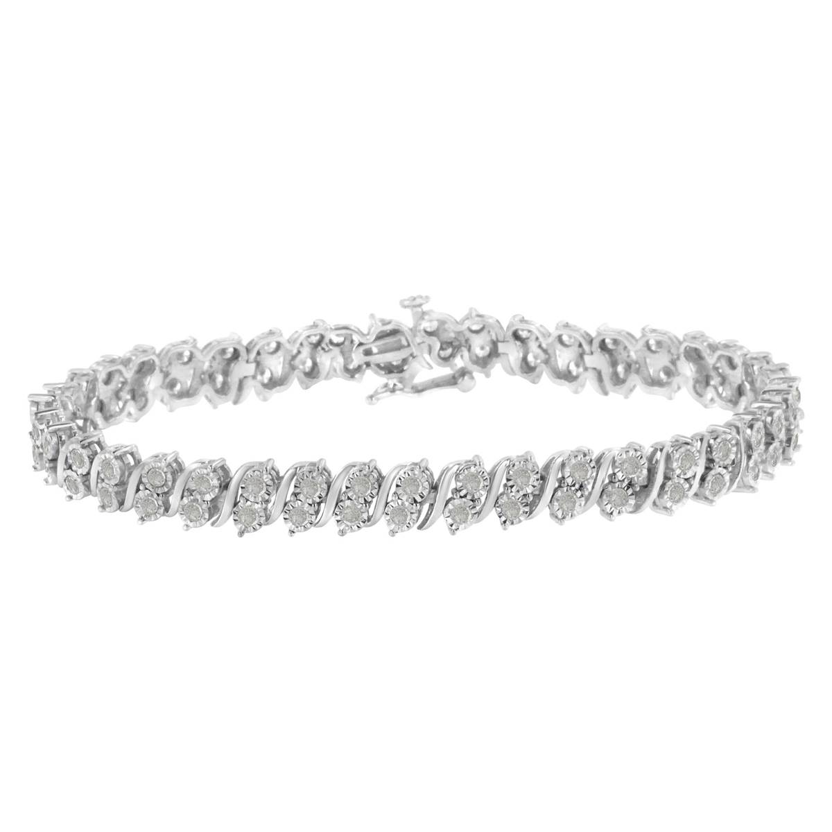 Haus Of Brilliance 2.0ctw. Diamond S Link Bracelet