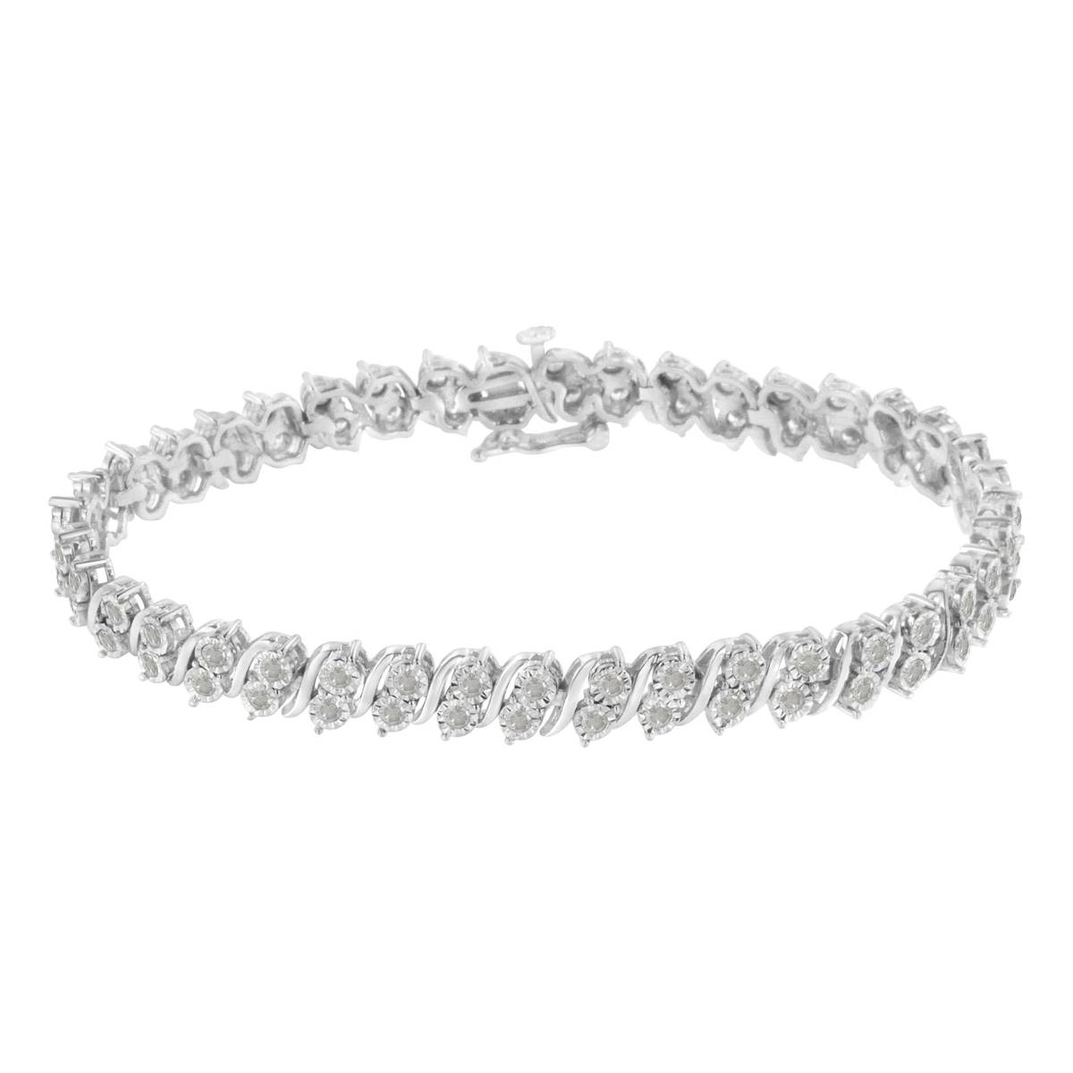 Haus Of Brilliance 2.0ctw. Diamond S Link Bracelet