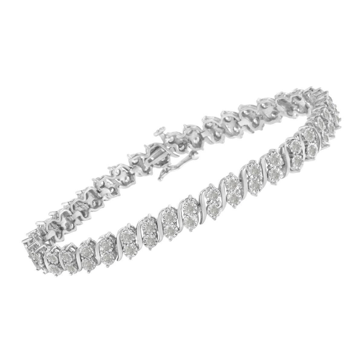 Haus Of Brilliance 2.0ctw. Diamond S Link Bracelet