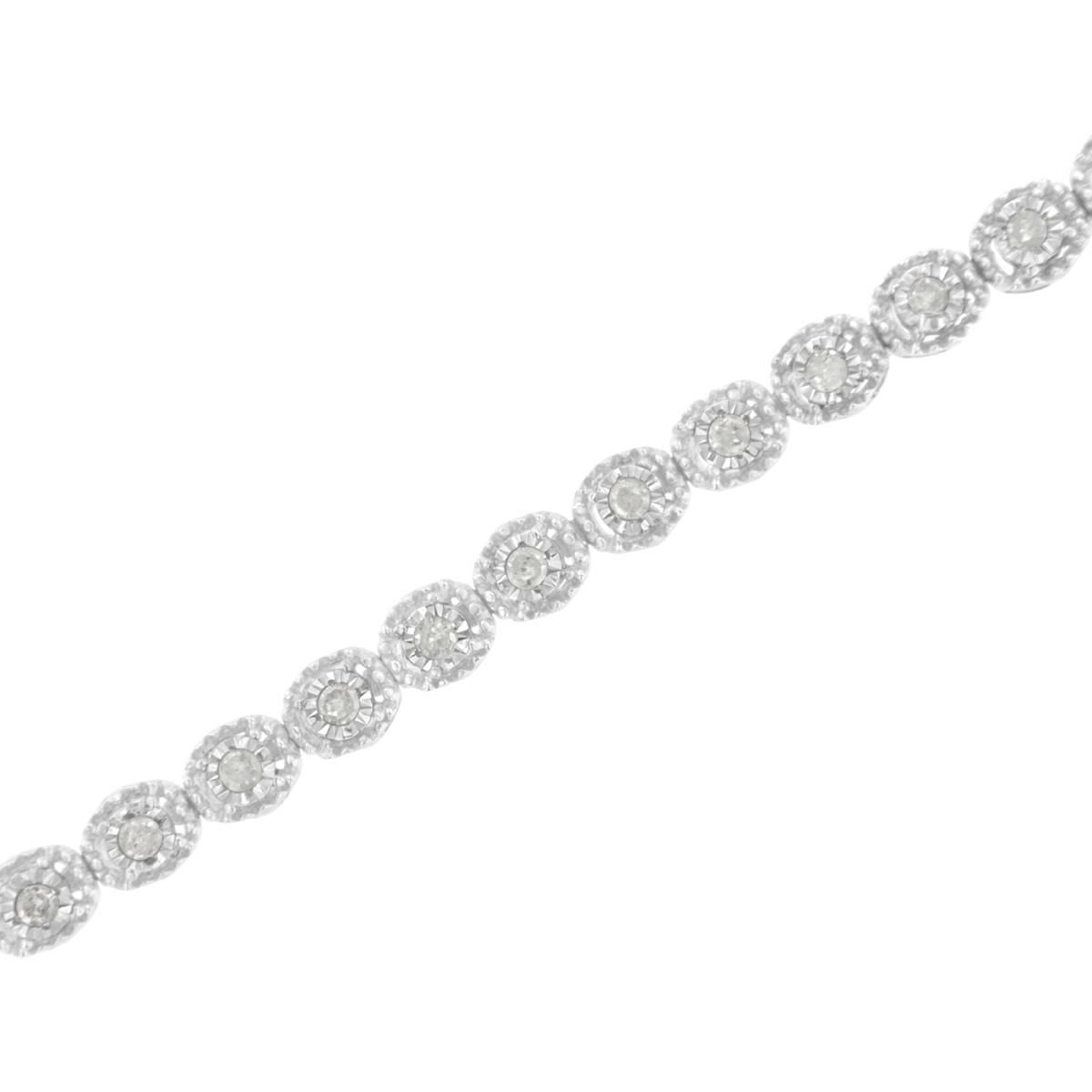 Diamond Classics(tm) Sterling Silver 1/2ctw. Tennis Bracelet