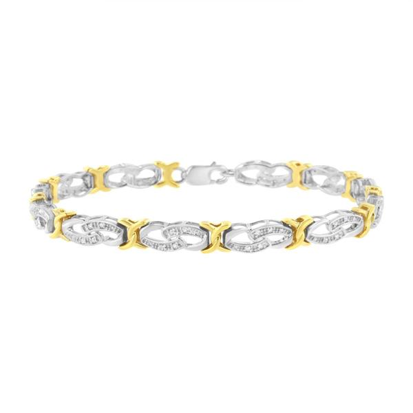 Haus of Brilliance 10kt. Yellow Gold Infinity Bracelet