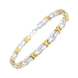 Haus of Brilliance 10kt. Yellow Gold Infinity Bracelet alternate view