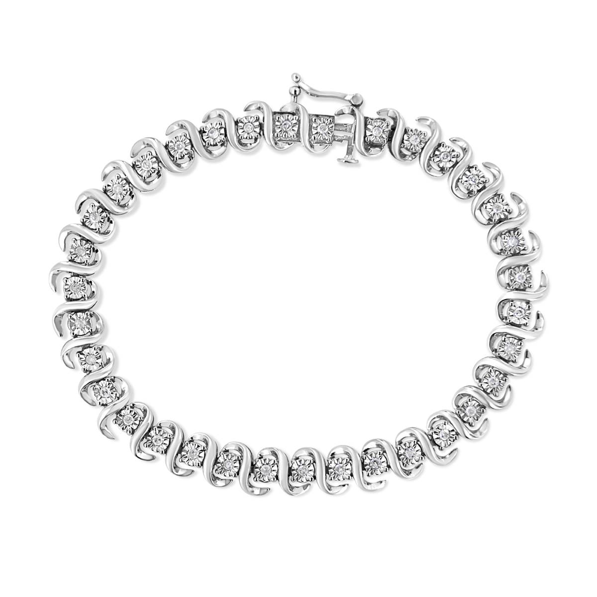 Haus Of Brilliance 1/2ctw. Diamond S Link Bracelet