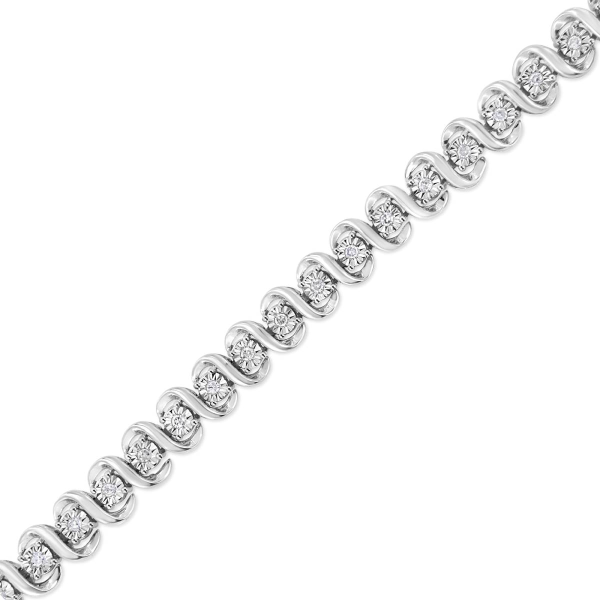 Haus Of Brilliance 1/2ctw. Diamond S Link Bracelet