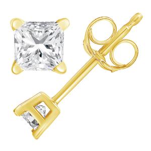 Diamond Classics(tm) 14kt. 3/8ctw. Diamond Stud Earrings alternate view