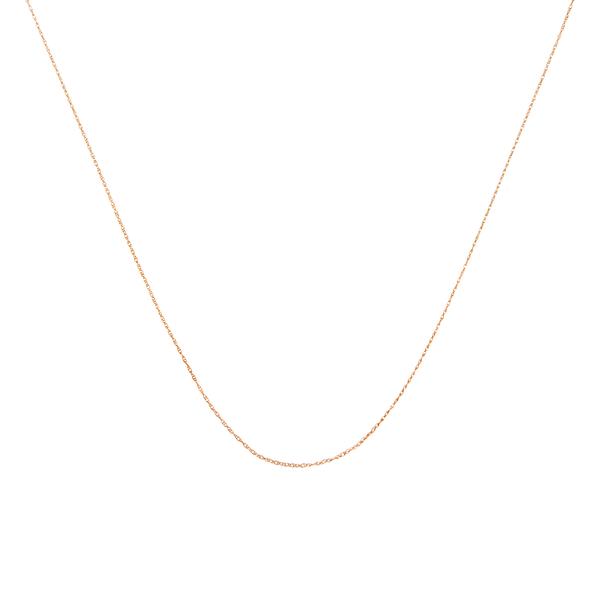 Gold Classics(tm) 10kt. Rose Gold Rope Chain Necklace