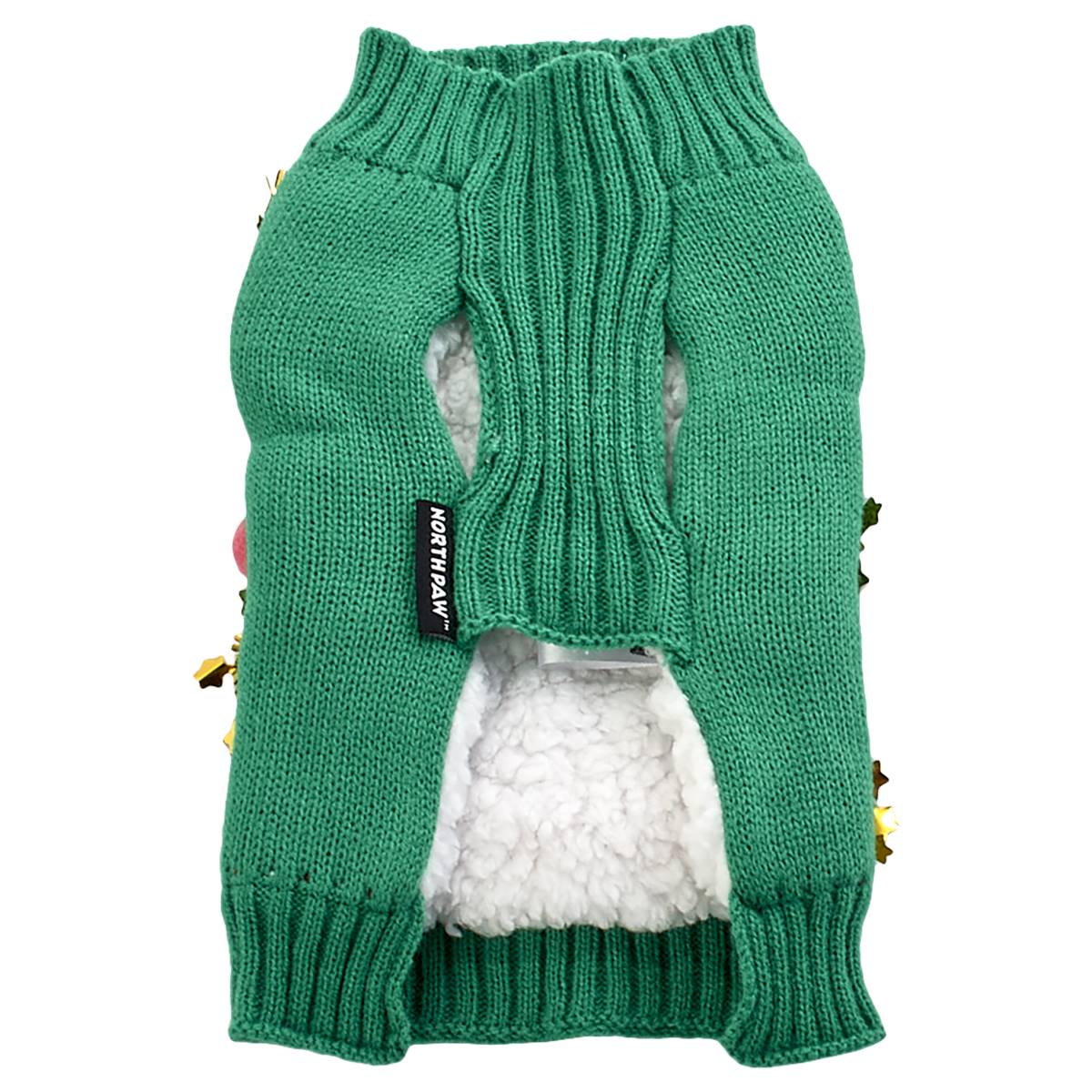 Northpaw Tinsel Jacquard Christmas Pet Sweater