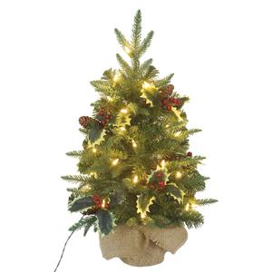 Santa's Workshop 2ft. Pre-Lit Mixed Balled Fir Christmas Tree