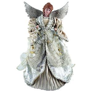 Santa's Workshop 16in. Gilded Angel Tree Topper