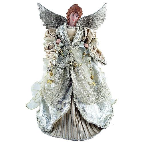 Santa's Workshop 16in. Gilded Angel Tree Topper