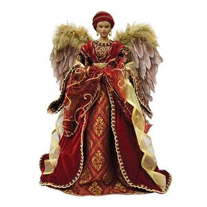 Santa's Workshop 16in. African American Diva Angel Tree Topper