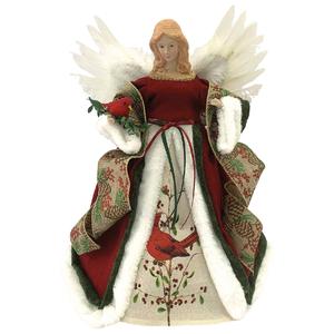 Santa's Workshop 16in. Cardinal Angel Tree Topper