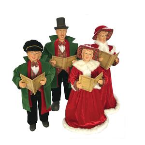 Santa's Workshop Medium Dickens Carolers - Set of 4