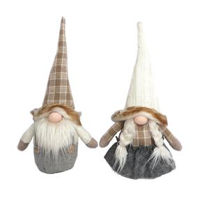 Santa's Workshop 10in. Country Gnomes - Set Of 2