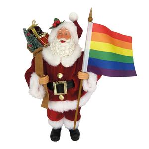 Santa's Workshop 12in. Pride Santa